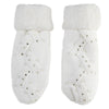 Women's Pearl and Gem Mittens - White OSFM