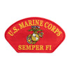 U.S. Marine Corps Semper Fi Red Patch - Red Semper Fi OSFM