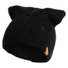 Vintage Long Slouchy Beanie - Black OSFM