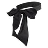 Pre-Tied Cotton Bow Band - Black OSFM