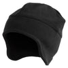 Fleece Toque Short Beanie Cap - Black OSFM