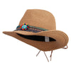 Kid's Cowboy Western Cut Fedora Hat - Tan OSFM