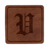 Old English V Faux Leather Patch - Old English V OSFM