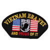 Vietnam Era Vet and Proud of It Patch - Red Proud OSFM