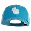 American Moose Patched Low Profile Special Cotton Mesh Cap - Aqua OSFM