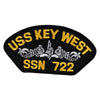 USS Key West Submarine SSN 722 Patch - SSN-722 OSFM