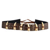 Toothed Faux Leather Animal Scales Style Hat Band