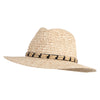 UPF 50+ Toyo Braid Safari Style Panama Hat - Natural Black M