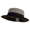 UPF 50+ Toyo Braid 2" Flat Brim Pork Pie Hat