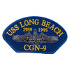 USS Long Beach 1959 1995 CGN - 9 Submarine Blue Patch - cgn-9 OSFM
