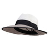 Women's Slanted Brim Fedora Hat - Grey OSFM