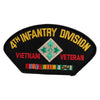 4th Infantry Division Vietnam Veteran Patch - 4th Vietnam OSFM