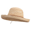 Women's Kettle Brim Adjustable Raffia Hat