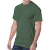 Made In USA Heavy Weight Crew T-Shirt - Army-Green S