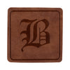 Old English B Faux Leather Patch - Old English B OSFM