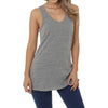 Made In USA Triblend Racerbank Tank Top - Tri-Athletic-Grey XS