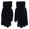 Women's Heather Texture Gloves - Black OSFM
