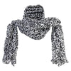 Women's White Cheetah Summer Scarf Shawl - White OSFM