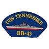 USS Tennessee BB 43 Blue Patch - bb-43 OSFM