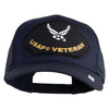 USAF Veteran Patched Solid Cotton Twill Mesh Prostyle Cap - Navy OSFM