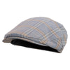 Polyester Cotton Blend Plaid Ivy Cap
