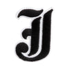 Old English Black J Patch - Black OSFM