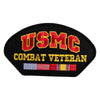 USMC Combat Veteran Patch - USMC Veteran OSFM