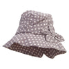 Women's Polka Dot Bucket Hat - Grey OSFM