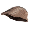 Patterned Duck Bill Adjustable Ivy Cap - Brown Black OSFM