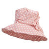 Women's Polka Dot Bucket Hat - Pink OSFM
