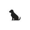 Sitting Dog Silhouette - Sitting Dog Silhouette OSFM