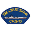 USS G. Washington CVN 73 Blue Patch - cvn-73 OSFM