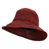 Women's 3.5" Brim Bucket Hat - Burgundy OSFM