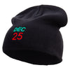 Christmas Date on Calendar Big Size Superior Cotton Short Knit Beanie - Black XL-3XL