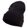 Eco-Friendly Recycled Cuff Long Beanie - Black OSFM