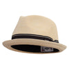 Waterproof Crushable Upbrim Fedora - Ivory S-M