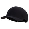 Retro Cotton Blend Snapback Cap - Black OSFM