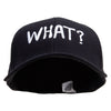 What Phrase Big Size Stretchable Deluxe Fitted Cap - Black XL-2XL