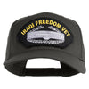 Iraqi Freedom Vet Patched Solid Cotton Twill 5 Panel Prostyle Snap Cap