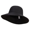 Women's 3.5" Downward Brim Bucket Hat - Black OSFM