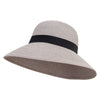 Women's Paper Braid Bucket Hat - Grey OSFM