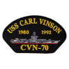 USS Carl Vinson 1980 1992 CVN 70 Patch - cvn-70 OSFM