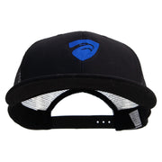 Modern Eagle Security Embroidered Big Size Premium Flat Bill Trucker Cap - Black XL-3XL