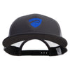 Modern Eagle Security Embroidered Big Size Premium Flat Bill Trucker Cap - Charcoal-Grey XL-3XL