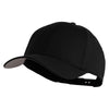 6 Panel Low Profile Structured Baseball Cap - Black OSFM
