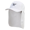 Mermaid Hair Don't Care Embroidered Flap Hats - White OSFM