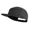 5 Panel Superior Cotton Twill Flat Bill Camper Cap - Charcoal-Grey OSFM