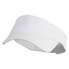 Cool Comfort Polyester Micro Mesh Sun Visor - White OSFM