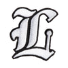 Old English White L Patch - White OSFM