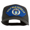 Gulf War Veteran USAF Blue Patched Solid Cotton Twill 5 Panel Prostyle Snap Cap